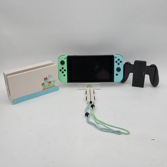 Nintendo Switch v2 Video Game Console HAC-001(-01)  Animal Crossing Edition