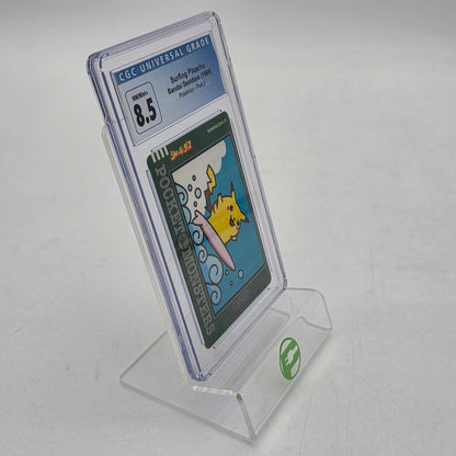 Pokémon TCG Japanese Sealdass Series 2 Surfing Pikachu Regular Japanese CGC 8.5