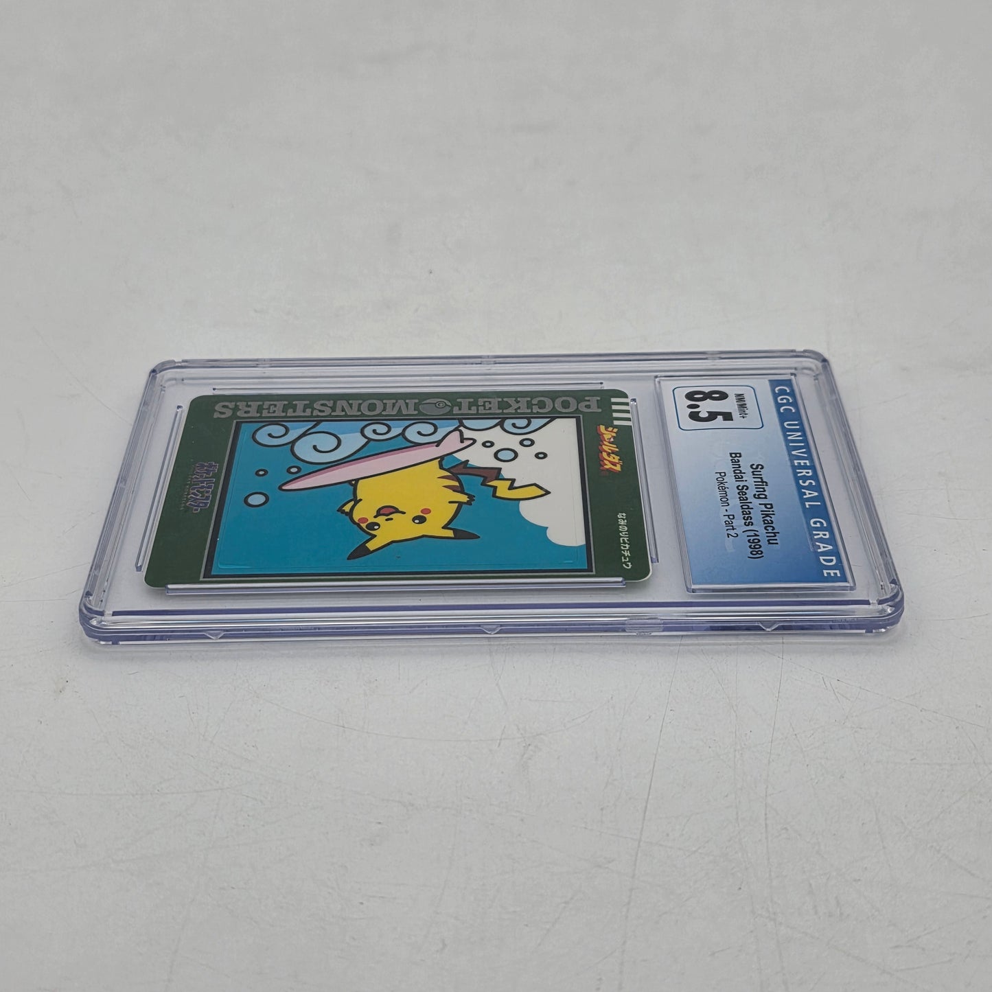 Pokémon TCG Japanese Sealdass Series 2 Surfing Pikachu Regular Japanese CGC 8.5