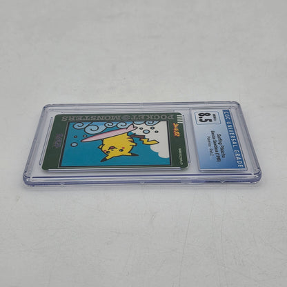 Pokémon TCG Japanese Sealdass Series 2 Surfing Pikachu Regular Japanese CGC 8.5