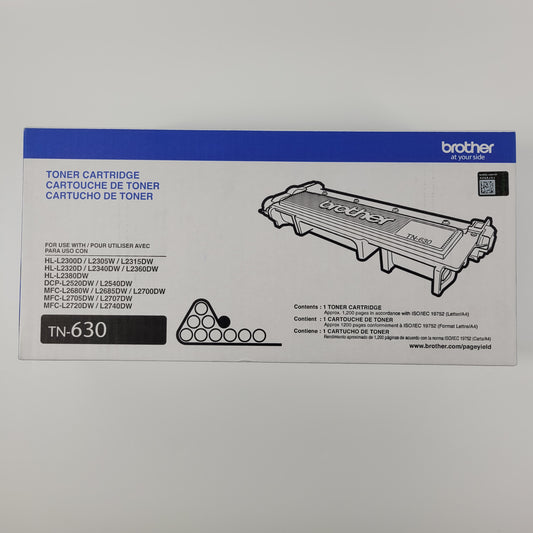 New Brother TN-630 TN-630 Black Toner Cartridge