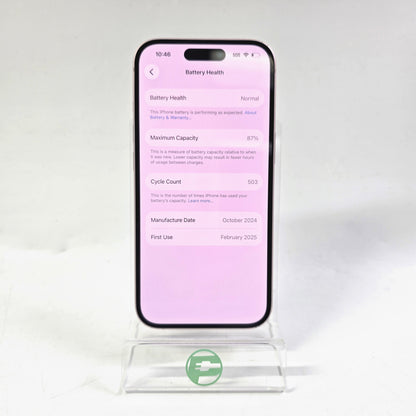Factory Unlocked Apple iPhone 15 128GB Pink MTLW3LL/A