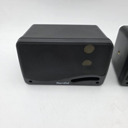 Herdio 3.5" 3-Way Indoor Outdoor Speakers 3-Way 200 Watts Black HOS-301