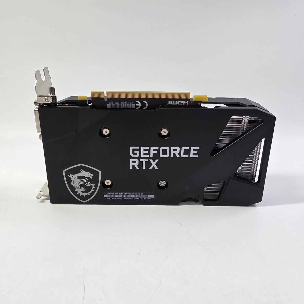 MSI GeForce RTX 3050 Ventus 2X OC 8GB GDDR6 Graphics Card G3050V2XXS8C