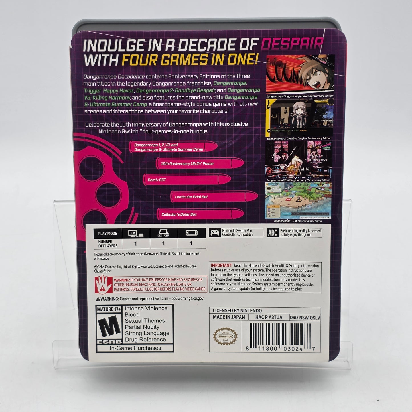 Danganronpa Decadence [Collector's Edition] (Nintendo Switch, 2021)