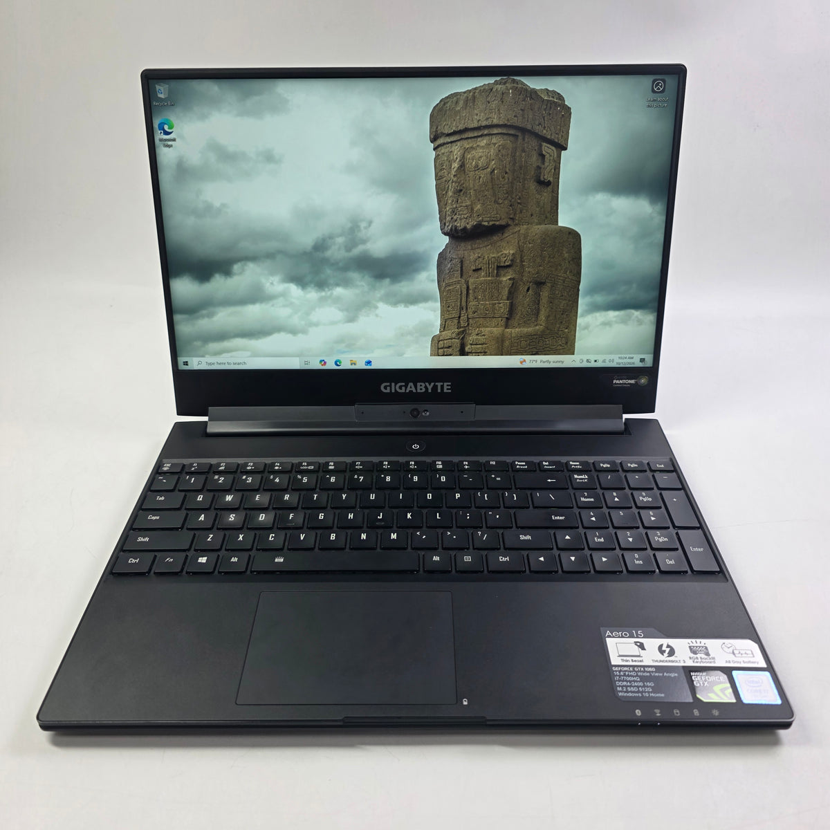 Gigabyte Aero 15 15.3 i7-7700HQ 2.8GHz 16GB RAM 512GB SSD GeForce GTX 1060