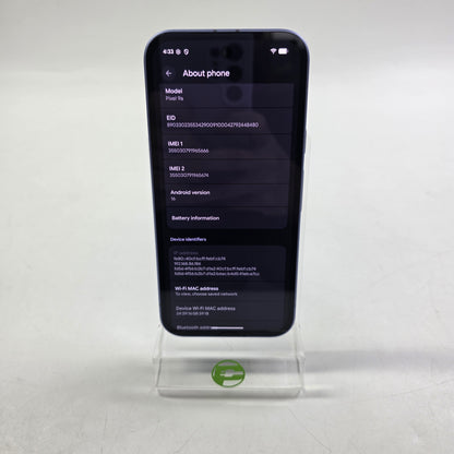 Factory Unlocked Google Pixel 9a 128GB lila GXQ96
