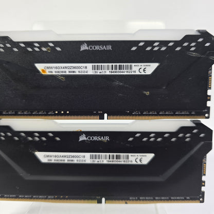 Corsair Vengeance RGB Pro 16GB (2x8GB) RAM DDR4 3600MHz CMW16GX4M2Z3600C18