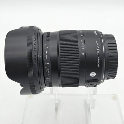 Sigma 17-70mm f/2.8-4 DC For Canon EF-S Mount Auto & Manual Lens
