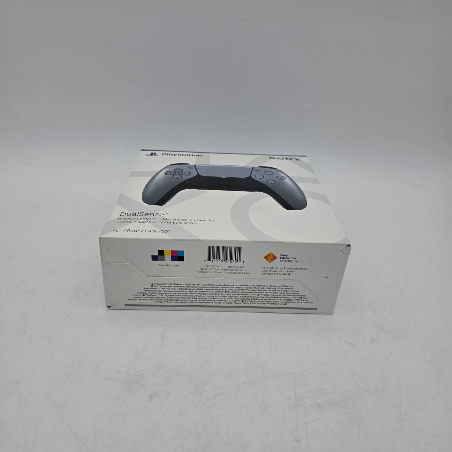 New Sony PlayStation 5 PS5 Dualsense Wireless Controller Silver CFI-ZCT1W