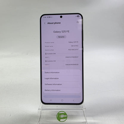 Factory Unlocked Samsung s25 FE 8GB RAM 128GB SM-S731U Graphite