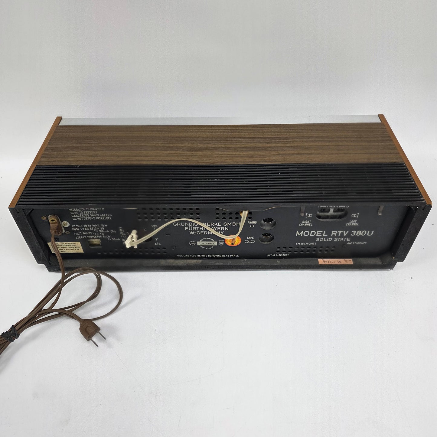GRUNDIG RTV 380U Receiver