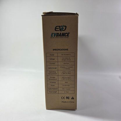 New EVDANCE J1772 Tesla Charging Extension Cord AC05001T