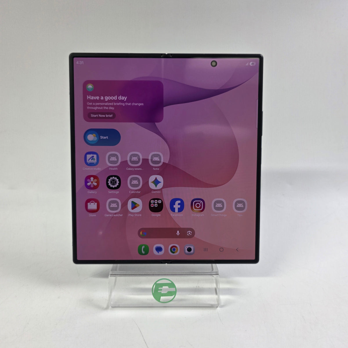 Factory Unlocked Samsung Galaxy Z Fold8 Ultra 12GB RAM 256GB SM-F976U1 Purple