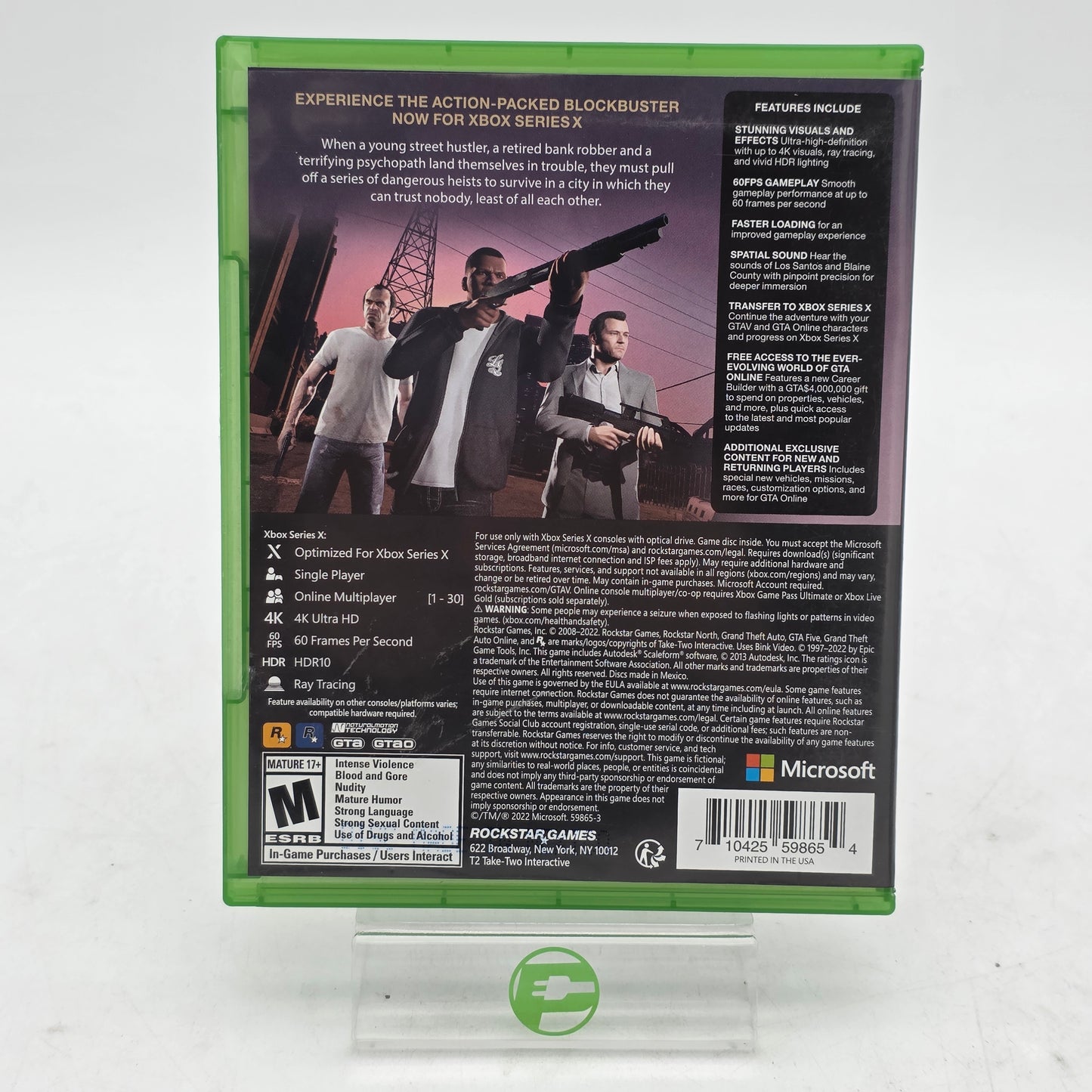Grand Theft Auto V (Microsoft Xbox Series X, 2022)