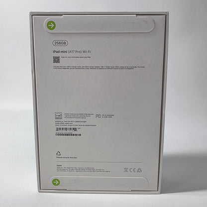 New WiFi Only Apple iPad mini (A17 Pro) 256GB Starlight MX893LL/A