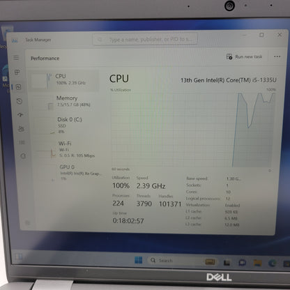 Dell Latitude 5440 P165G001 14" i5-1335U 1.3GHz 16GB RAM 256GB SSD