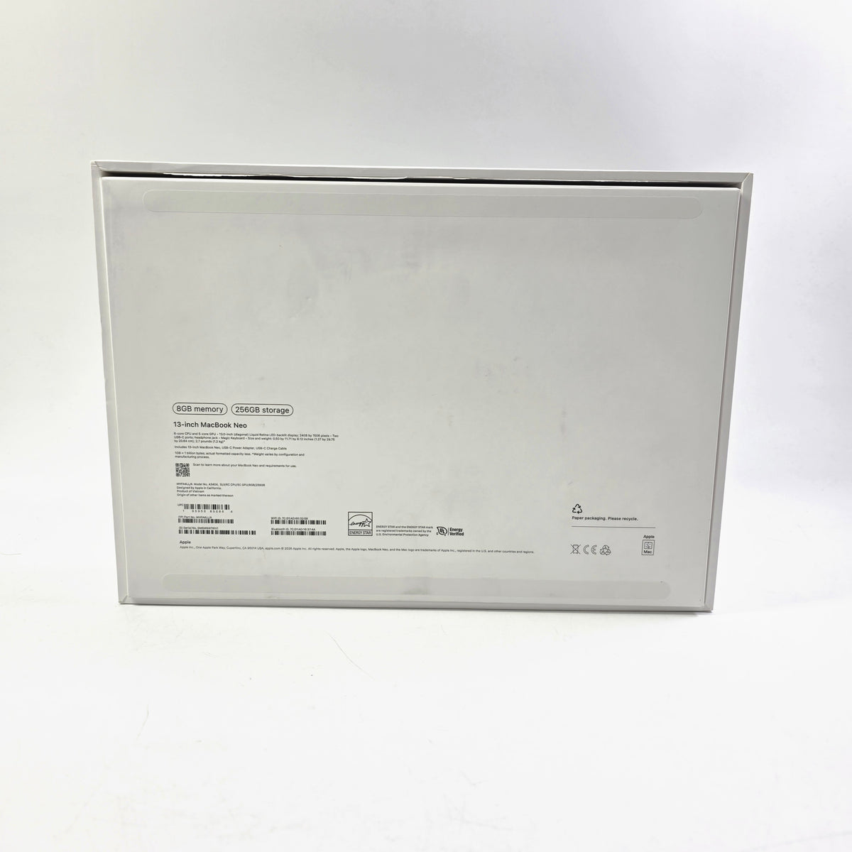 2026 Apple MacBook Neo 13" A18 Pro 5C GPU 4.0GHz 8GB RAM 256GB SSD MHFA4LL/A