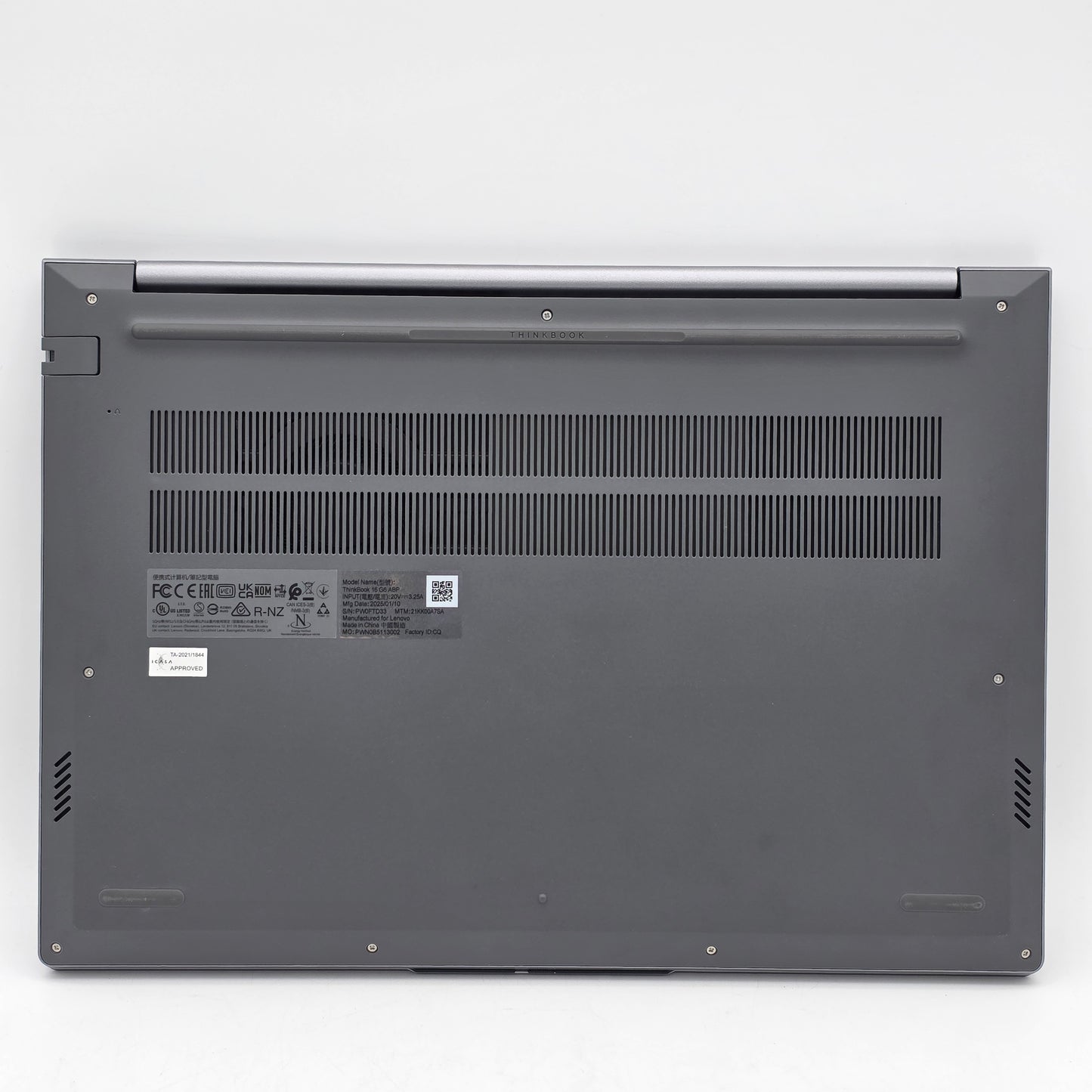 Lenovo ThinkBook 16 G6 ABP 16" Ryzen 5 7430U 2.3GHz 16GB RAM 1TB SSD