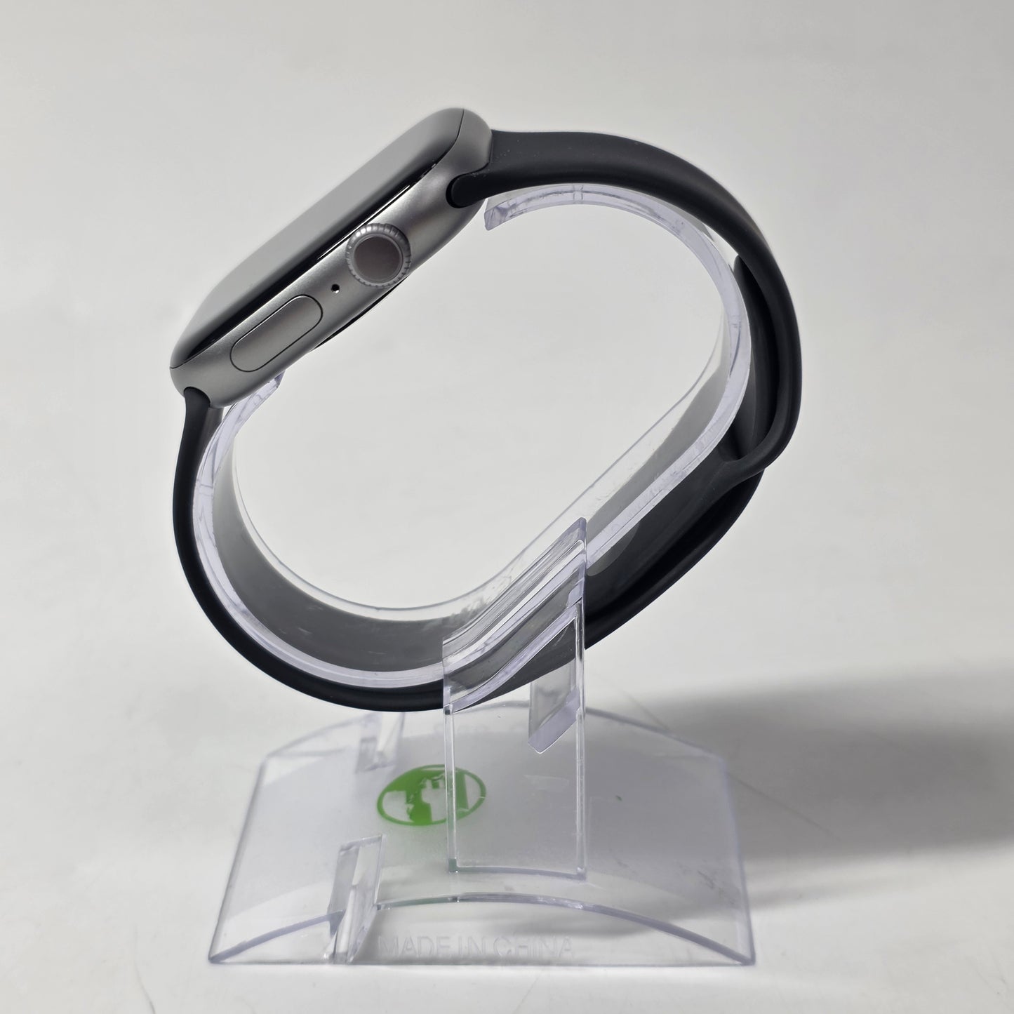 GPS Only Apple Watch Series 11 46MM Silver Aluminum Black Sport Band MEV44LW/A