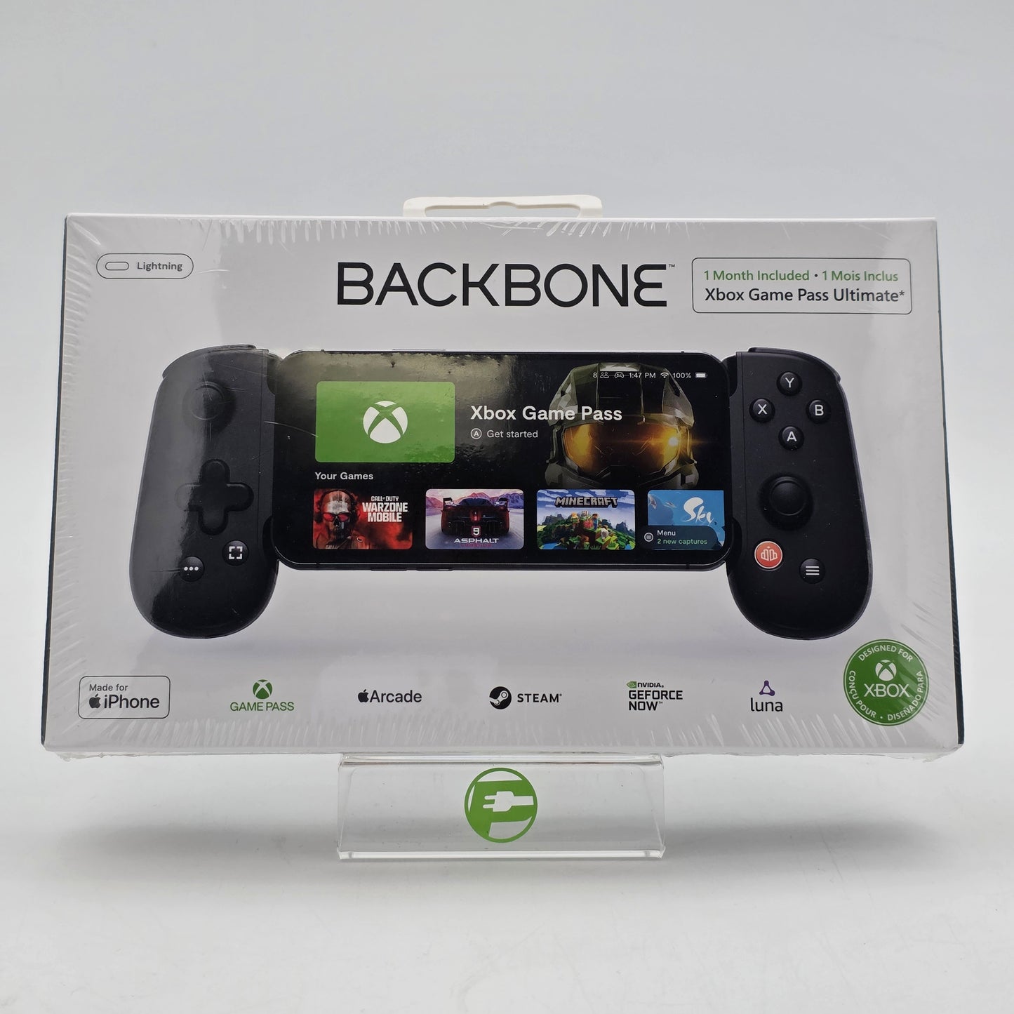 New Backbone One (Lightning) 1st Gen Xbox Ed Mobile Gaming Controller BB-02-B-XW