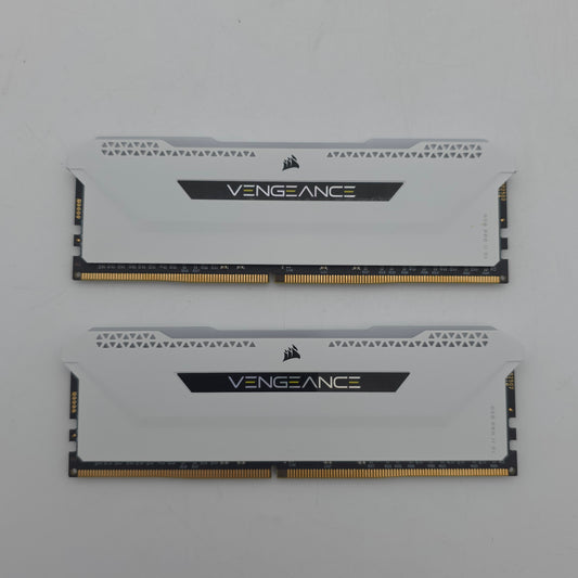 Corsair Vengeance RGB 32GB (2x16GB) RAM DDR4 3600MHz CMH32GX4M2D3600C18W