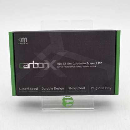 New Mushkin Portable Carbon X 1TB USB Type-C 3.1 Gen 2 SSD MKNEXTCX1TB