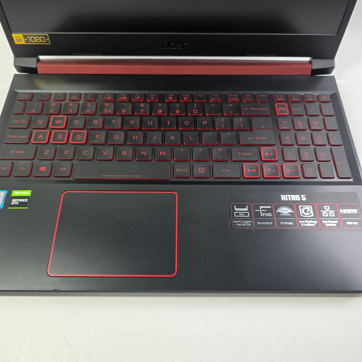 Acer Nitro 5 AN515-54 15.6" i5-9300H 2.4GHz 8GB RAM 256GB SSD GeForce GTX 1050
