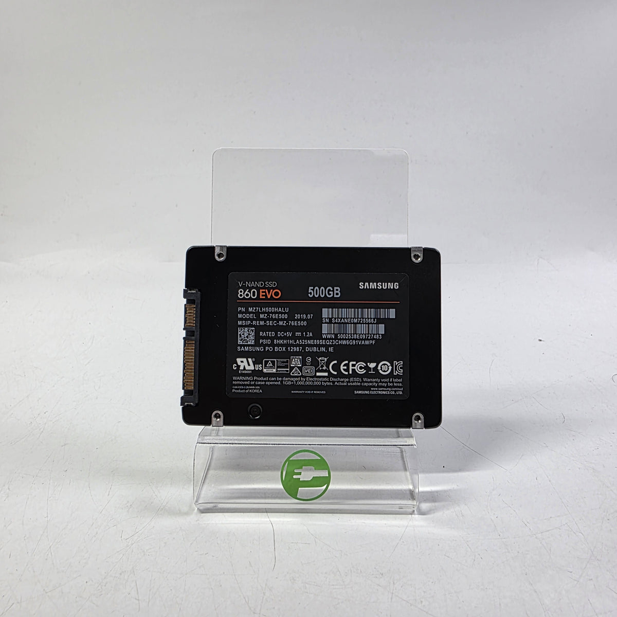 Samsung 2.5" 860 EVO 500GB SATA III 6Gbps SSD MZ7LH500HALU