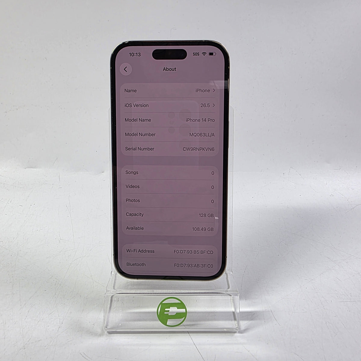 Unlocked Apple iPhone 14 Pro 128GB 26.5 Gold MQ063LL/A