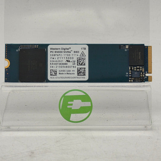 Western Digital 2280mm SN530 1TB M.2 NVMe Gen 3.0 x 4 SSD SDBPNPZ-1T00-1114