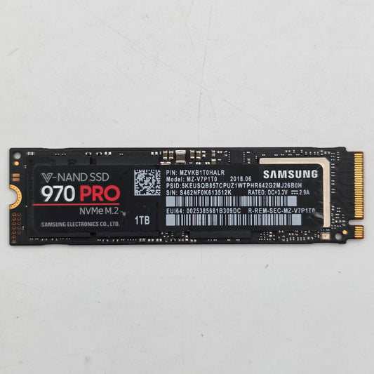 Samsung 2280mm 970 EVO PRO 1TB M.2 NVMe Gen 4.0 x 4 SSD MZ-V7P1T0