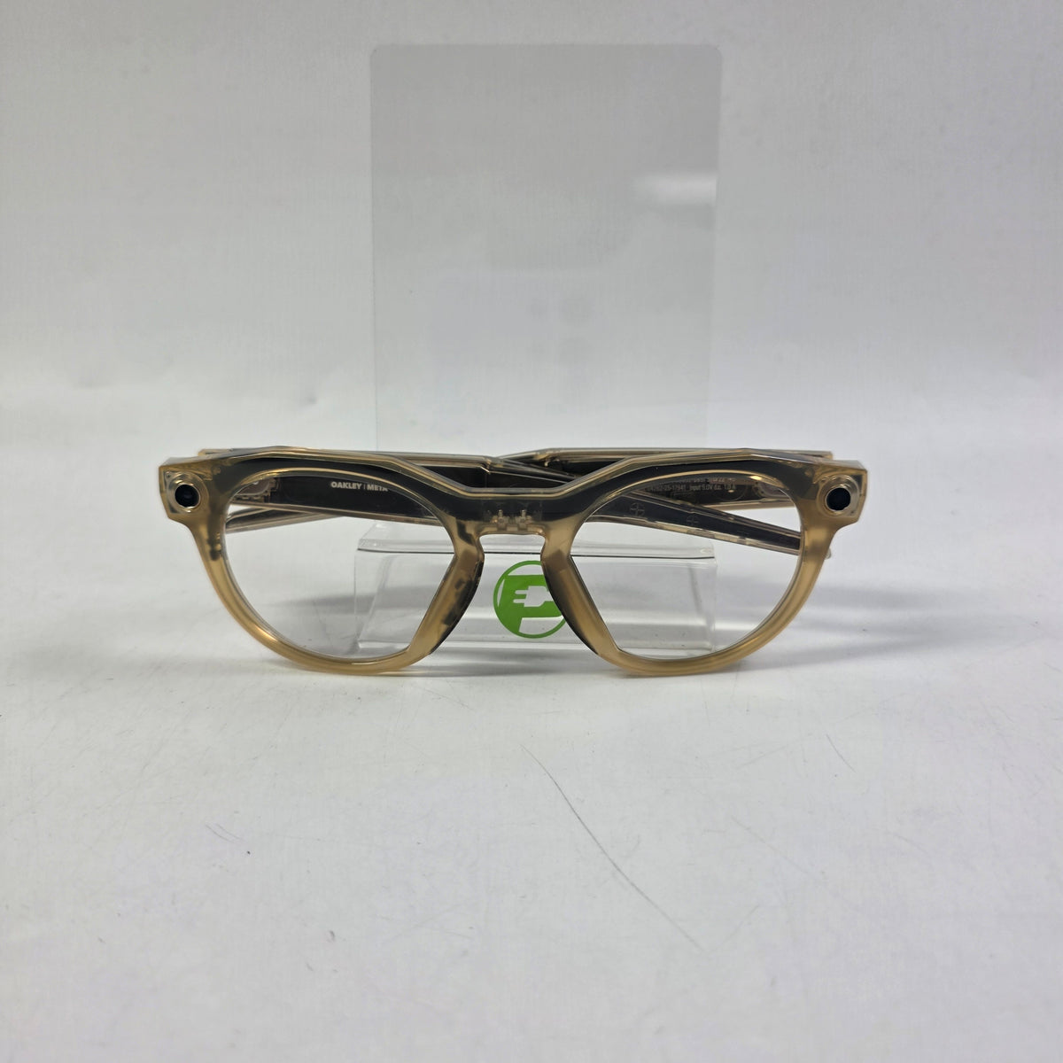 Oakley Meta HSTN Brown Smoke Transitions 00W8002 AI Smart Glasses