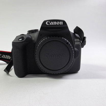 Canon EOS 2000D 24.1MP Digital SLR DSLR Camera