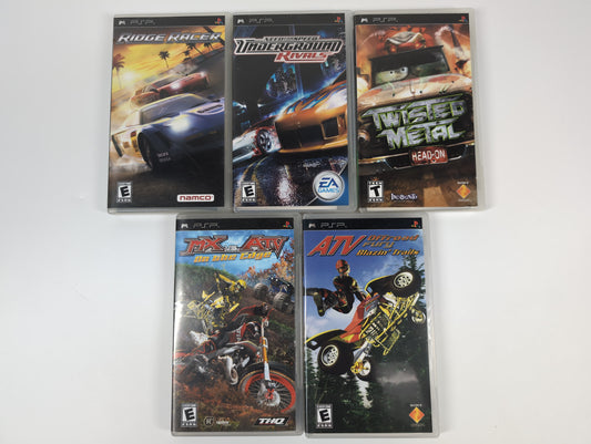 Lot of 5 Sony PlayStation Portable PSP Games