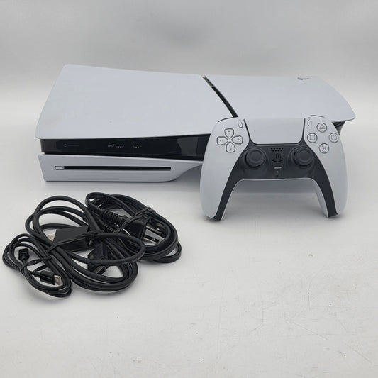 Sony PlayStation 5 Slim Disc Edition PS5 1TB White Console CFI-2015