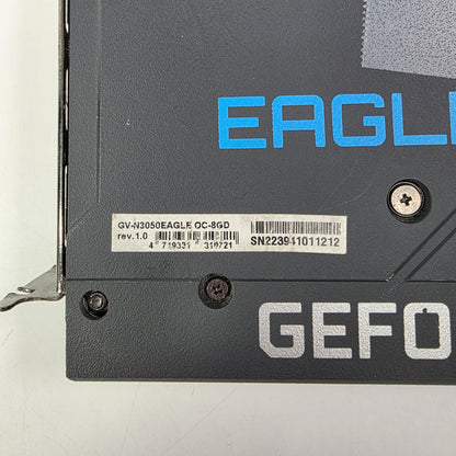 Gigabyte GeForce RTX 3050 Eagle OC 8GB GDDR6 Graphics Card GV-N3050EAGLE OC-8GD