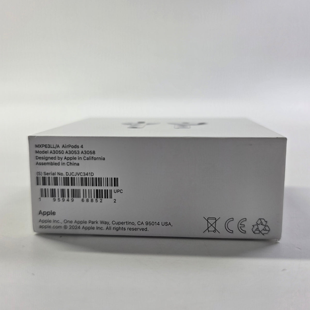 New Apple AirPods 4th Gen ANC with MagSafe Charging Case  MXP63LL/A