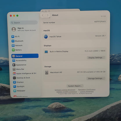 2025 Apple MacBook Air 15" M4 16GB RAM 512GB SSD MW1M3LL/A