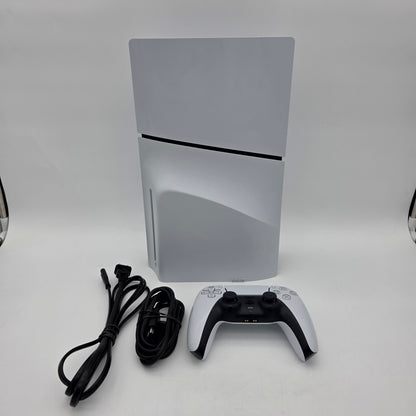 Sony PlayStation 5 Slim Disc Edition 1TB White Console Gaming System CFI-2015