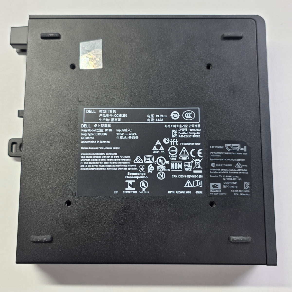 Dell PRO MICRO Mini PC QCM1250