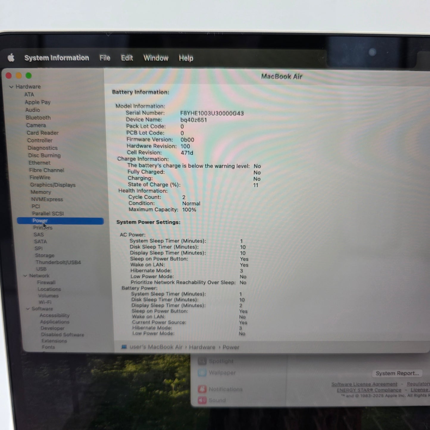 New 2025 Apple MacBook Air 13.3" M4 4.5GHz 24GB RAM 512GB SSD A3240