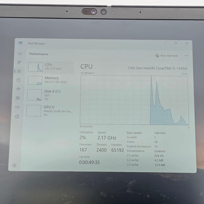 Dell Latitude 5540 P127F001 15.6" i5-1345U 1.6GHz 16GB RAM 512GB SSD