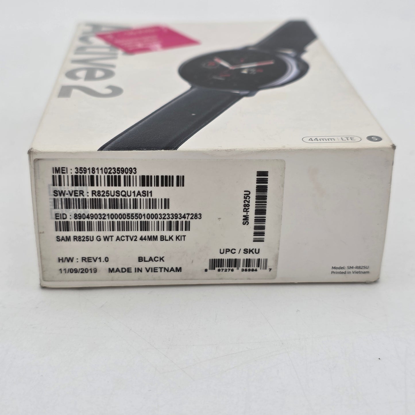 Unlocked Samsung Galaxy Watch Active2 Stainless Steel Smartwatch SM-R825U