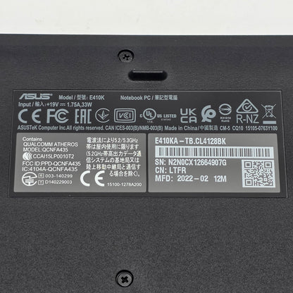 Asus SonicMaster E410KA 14" Celeron N4500 1.1GHz 4GB RAM 128GB SSD