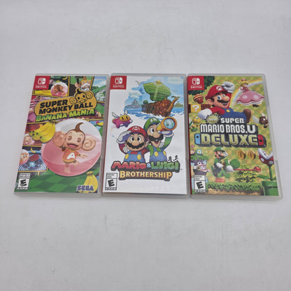 Lot of 3 Nintendo Switch Games