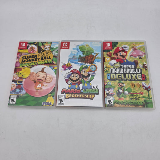 Lot of 3 Nintendo Switch Games
