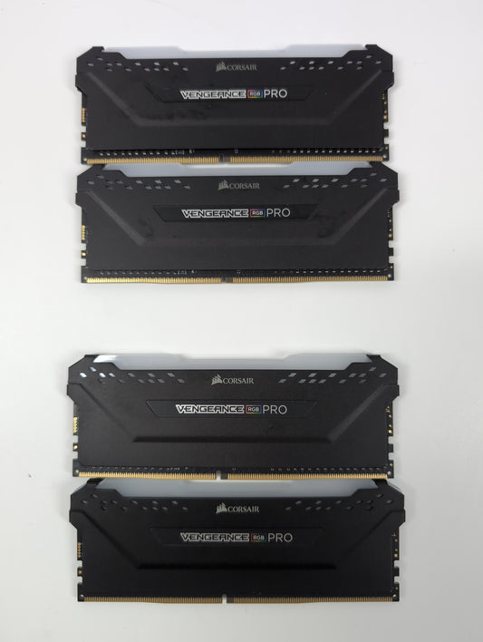 Corsair Vengeance RGB Pro 32GB (4x8GB) DDR4 3200MHz CMW16GX4M2C3200C16