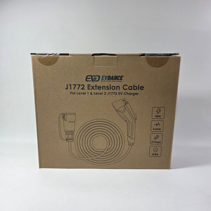 New EVDANCE J1772 Tesla Charging Extension Cord AC05001T