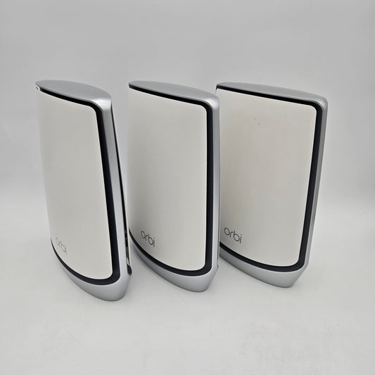 NETGEAR Orbi RBR850 Tri Band RBR850 Mesh WiFi Router W/ Two Satellites